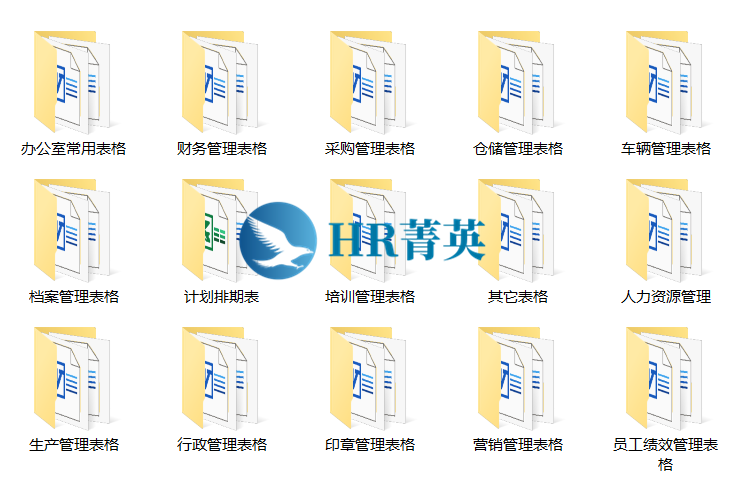 纯干货！企业管理常用制度、表格大全来了，免费领取插图